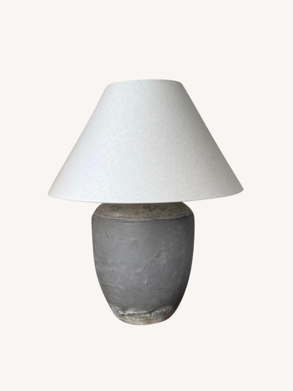 Studio McGee Gray Ceramic Lamp